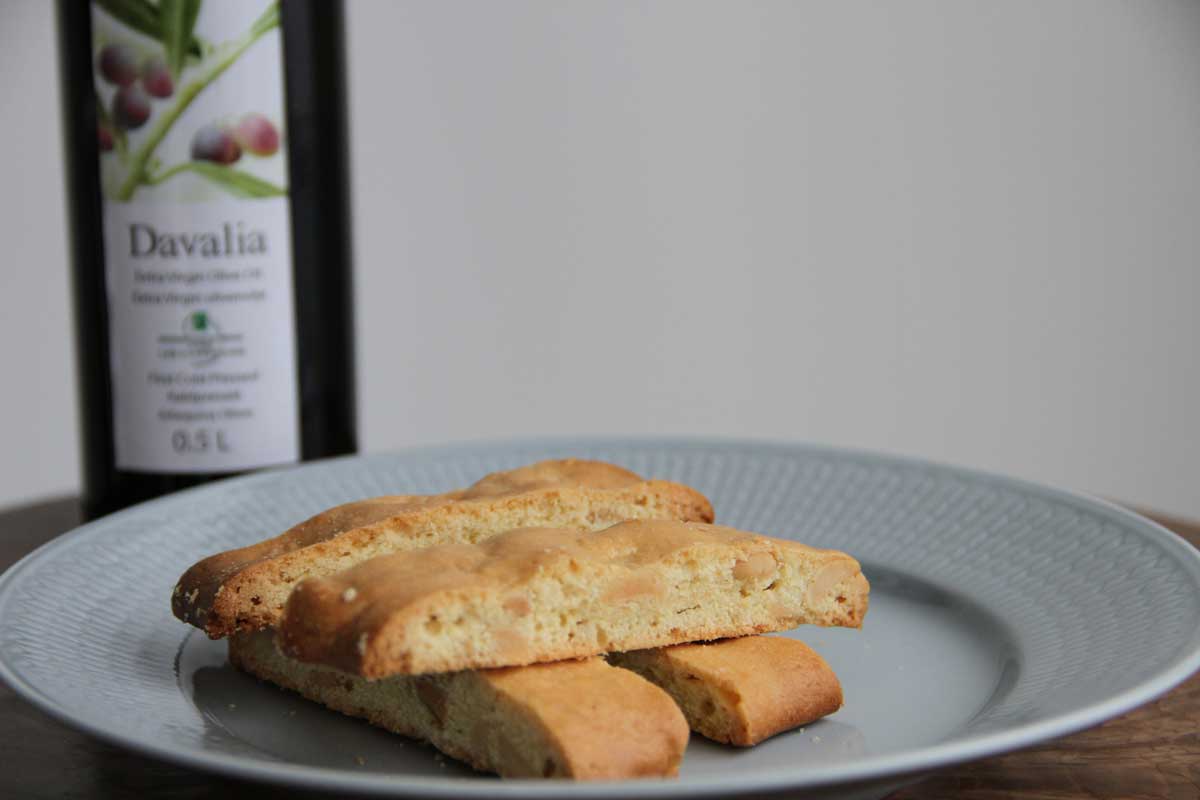 Biscotti med olivenolje oppskrift